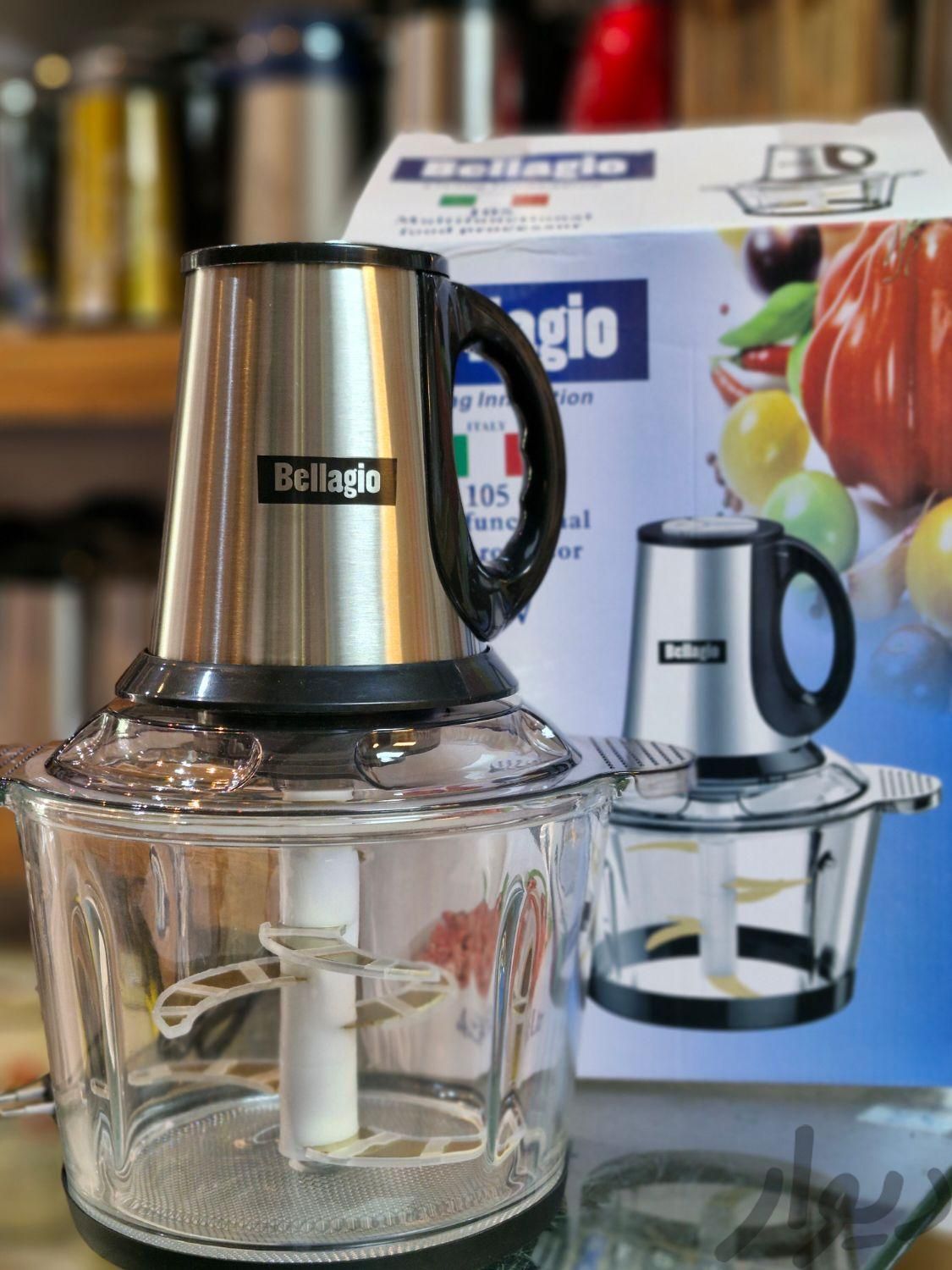 خردکن برقی بلاجیو مدل 105-6 تیغه Bellagio electric chopper model 105-6 blades