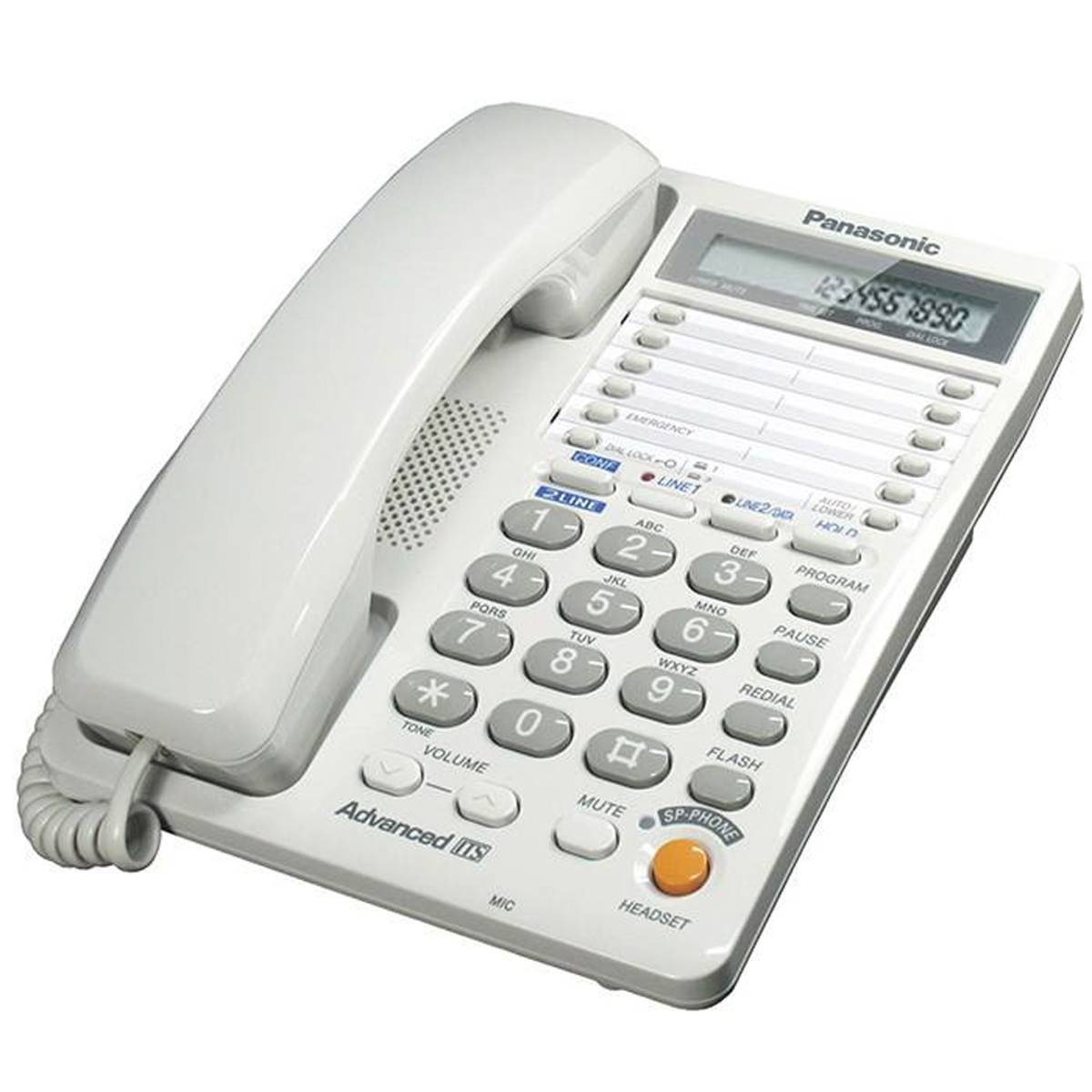 تلفن  دو خط پاناسونیک KX-T2378MXWPanasonic KX-T2378MXW