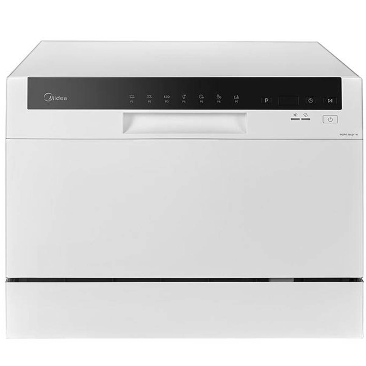 ماشین ظرفشویی رومیزی مایدیا مدل WQP6-3602F Midea WQP6-3602F Countertop Dishwasher