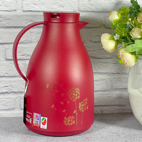 فلاسک رگال مدل RDK حجم 1.5 لیتر شیشه قرمز REGAL VACUUM FLASK RDK