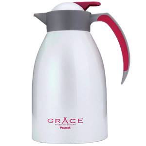 فلاسک 1.1 لیتر پیکوک سر اهرمی تمام استیلPeacock Vacuum Flask AHP 1.1 L