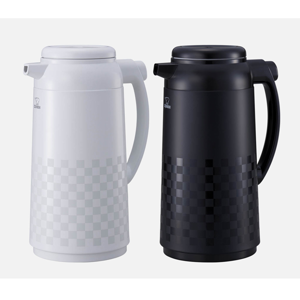 فلاسک زوجیروشی مدل AFFB-10-BZ گنجایش 1 لیتر Zojirushi Ichimatsu Handy Pot, 1.0L, Ichimatsu Black, AFFB-10 BZ, Made in Japan