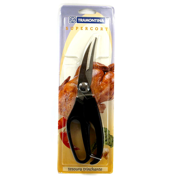 قیچی آشپزخانه ترامونتینا مدل سوپرکورت 25921/100Tramontina 25921/100 Poultry Scissors Supercort 10 inch - Kitchen