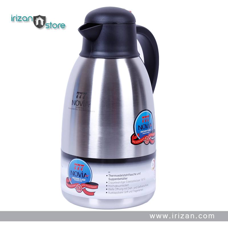 فلاسک تمام استیل 1.5 لیتری نویا777 stainless steel thermos 1.5 liters Nvia