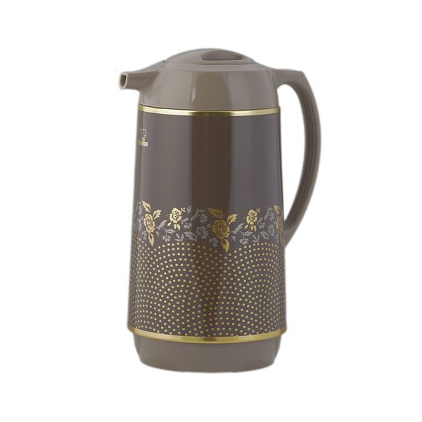 فلاسک زوجیروشی مدل AHGB-10-TP حجم 1 لیتر Zojirushi Glass Lined Vacuum Insulated Handy Pot, 1 Litre, Rose Brown (AHGB-10D-TP)