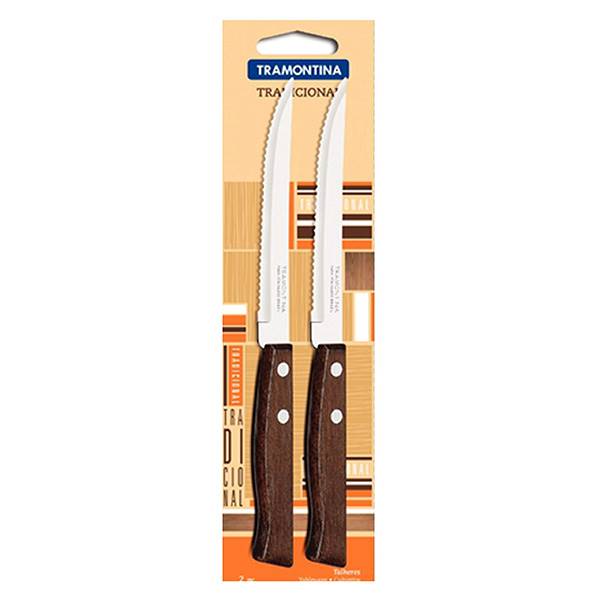چاقو ترامونتینا مدل 22200205 (ترادیشی نال)  بسته دو عددی 22200205Tramontina - 2 Pcs Steak Knives Set Tradicional Line