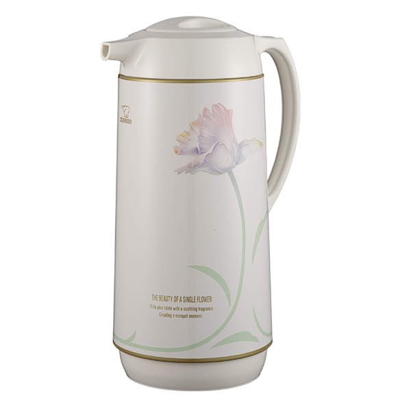 فلاسک زوجیروشی مدل AHGB-13-FC گنجایش 1.3 لیترBuy Zojirushi Glass Lined Vacuum Insulated Handy Pot, 1.3 L, White Ballerina AHGB-1 
