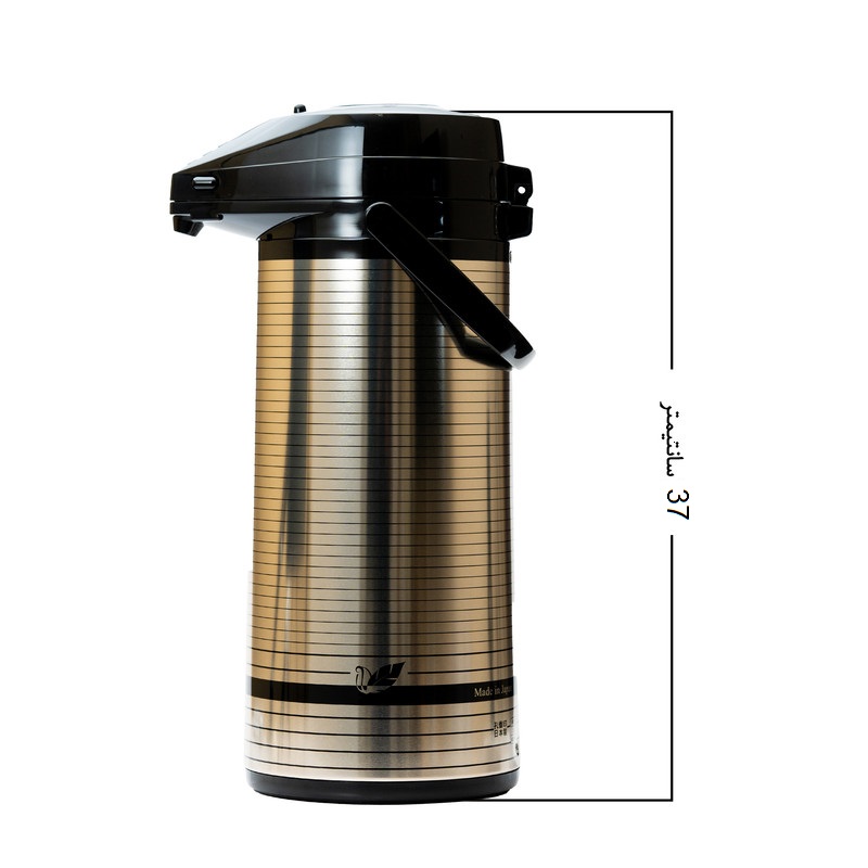 فلاسک پیکوک مدل پمپی Air Pot ظرفیت 1.9 لیترTHE Peacock Vacuum BOTTLE CO .,LTD  AIRPOT-19 1.9L