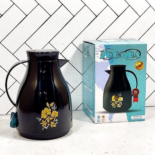 فلاسک نیکسا زومبا مدل c190 حجم نیم لیتر پلاستیکی شیشه صورتیvacuum flask zoomba 0.5 L