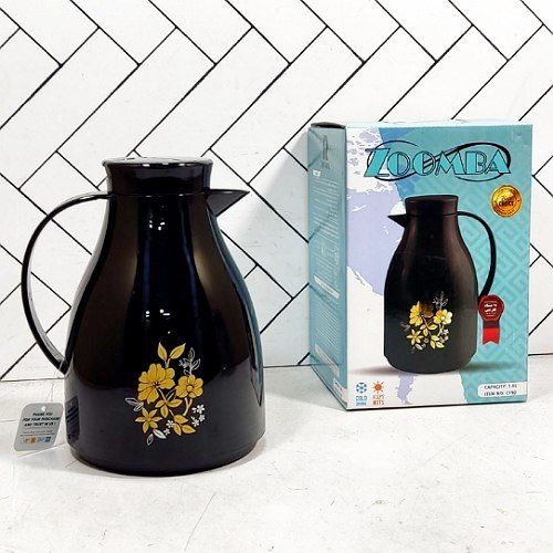 فلاسک نیکسا زومبا مدل c190 حجم 1 لیتر پلاستیکی شیشه صورتیvacuum flask zoomba 1 L