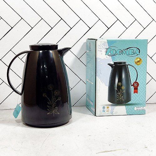 فلاسک زومبا مدل آلیس حجم 1.5 لیتر پلاستیکی شیشه صورتیvacuum flask zoomba 1.5 L