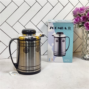فلاسک زومبا لایرا مدل S1700E حجم نیم لیتر شیشه صورتی 