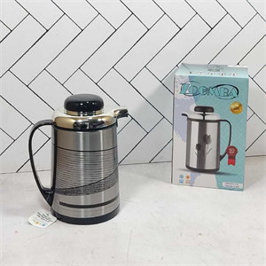 فلاسک زومبا مدل S1700B حجم نیم لیتر شیشه صورتی کراس لاین